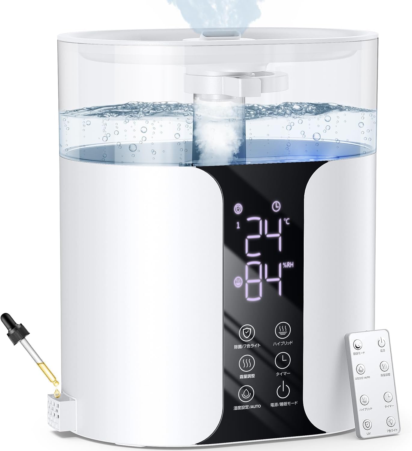 Amazon.co.jp: 加湿器 大容量 8L【2026年新定番・6重除菌・自動加湿